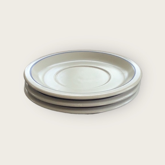 PFALTZGRAFF | Set of 3 Vtg Blue Trim Appetizer Plates - Picture 1 of 8